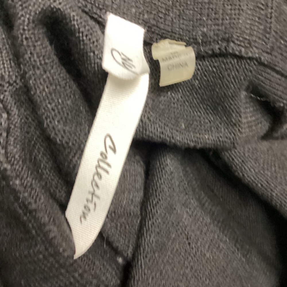 Vintage Rare Brass Riveted Slightly Flared Knit Mermaid Black Skirt - Picture 6 of 8